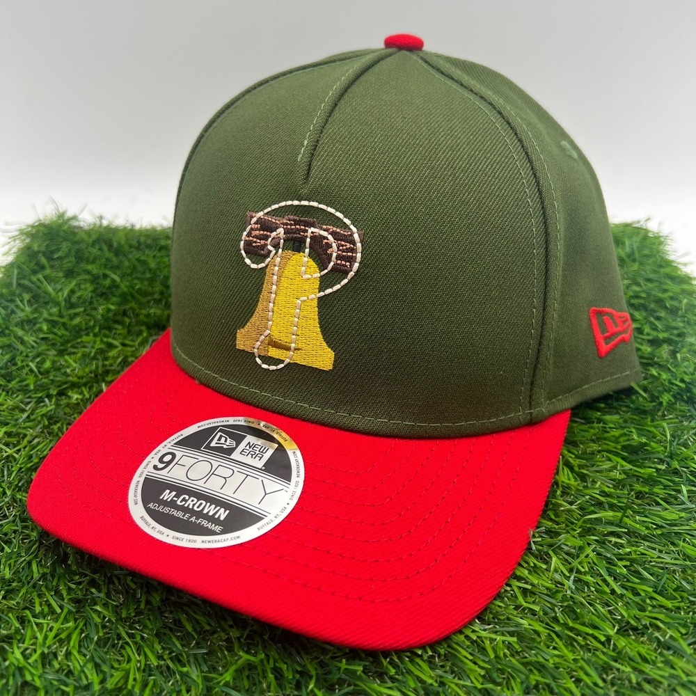 New Era Philadelphia Phillies Green Red City Connect 9Forty A Frame Snapback Hat